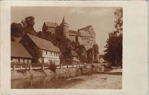 Wiesentfels-Hollfeld Stadtpartie - Privatfotokarte 1911 Privatfoto