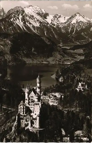 Ansichtskarte Schwangau Blick auf Schloss Neuschwanstein 1964