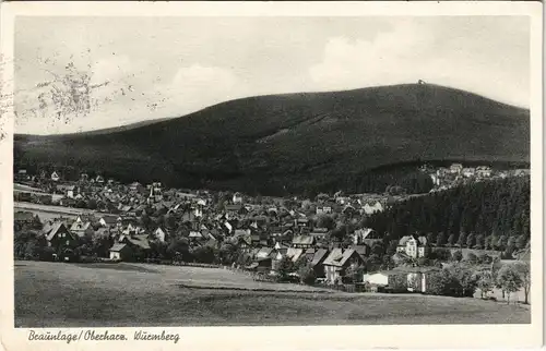 Ansichtskarte Braunlage Panorama-Ansicht Wurmberg Blick 1957