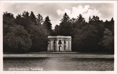 Ansichtskarte München Schloß Nymphenburg Pagodenburg 1940