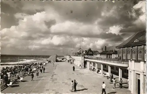 Ansichtskarte Westerland-Sylt Promenade des Nordseebades Insel Sylt 1960