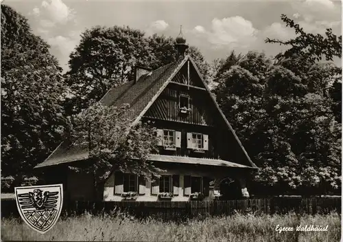 Ansichtskarte Tirschenreuth Gasthof Pension Egerer Waldhäusl 1960