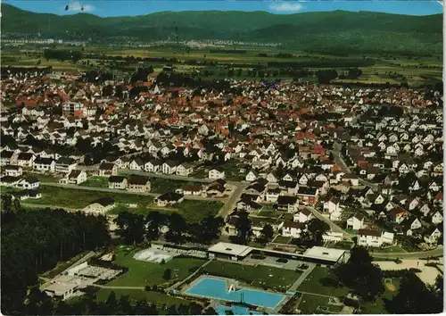 Lorsch Luftbild Luftaufnahme der Nibelungen- Siegfriedstraße 1979