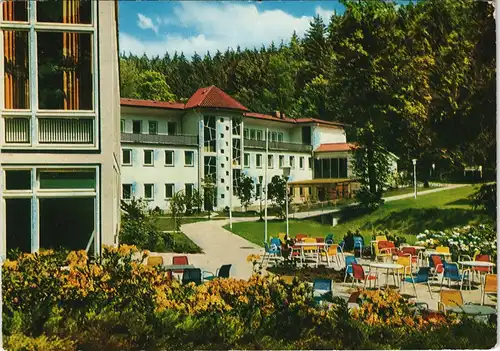 Ansichtskarte Bad Sachsa Kurpark, Kurhaus mit Kursaal 1970