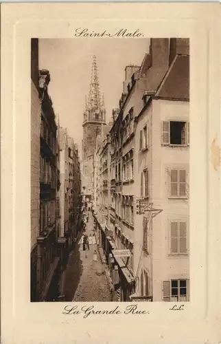 CPA Saint-Malo La Grande Rue 1922