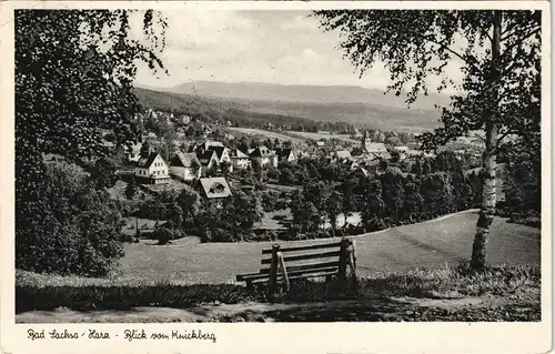Ansichtskarte Bad Sachsa Blick vom Knickberg 1954