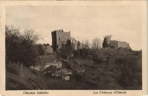 CPA Ottrott (Elsaß) Ottrotter Schlösser Châteaux d’Ottrott 1914