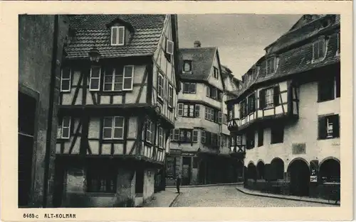 CPA Kolmar Colmar Straßenpartie - Altstadt 1926