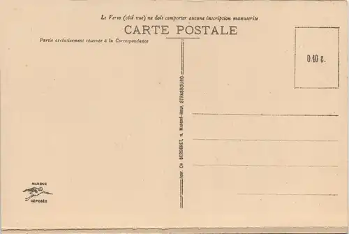 CPA Kolmar Colmar Monument Rapp 1922