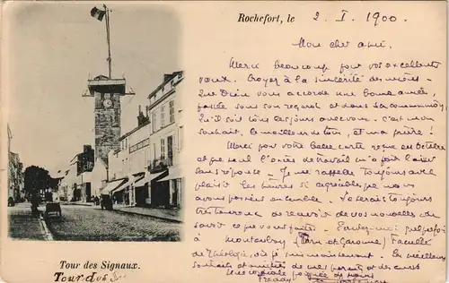 CPA Rochefort-sur-Mer Straße - Tour des Signaux 1900