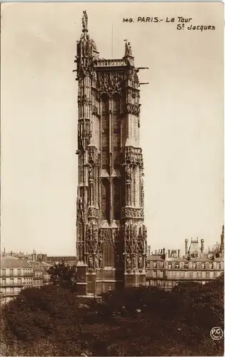 CPA Paris La Tour St. Jacues - Fotokarte 1928