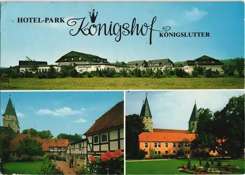 Ansichtskarte Königslutter am Elm 3 Bild: Hotel-Park Königshof 1988