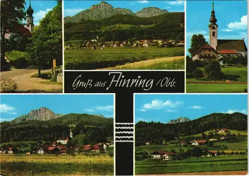 Ansichtskarte Ainring Mehrbildkarte mit Umland-Ansichten 1970