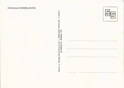 Ansichtskarte Wesselburen Haus-Ansicht i.d. Hebbelstadt WESSELBUREN 1980