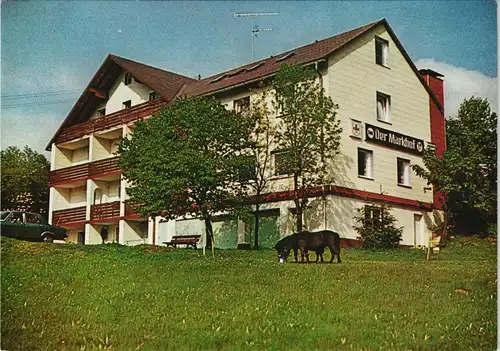 Fichtelberg (Oberfranken) Der Markhof Gasthof und Pension Ortsteil Neubau 1970