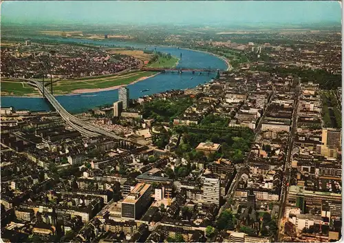 Ansichtskarte Düsseldorf Luftbild 1975/1976