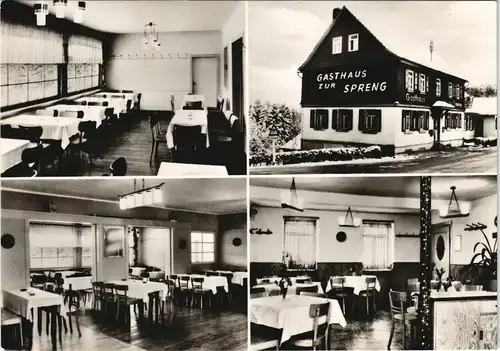 Spreng (Odenwald) GASTHAUS ZUR SPRENG Inh. Adam Rühl Innen & Außenansichten 1960