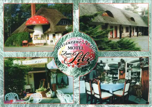 Ansichtskarte Wesendorf MOTEL ZUM PILZ Mehrbildkarte 1990