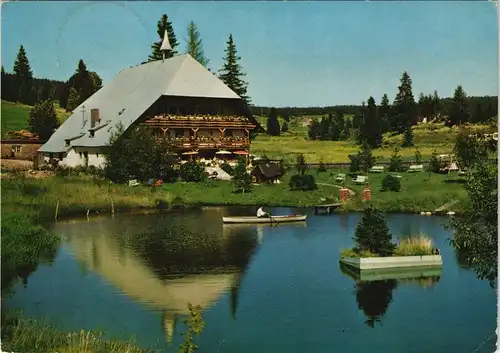 Ansichtskarte Schluchsee Partie am Hotel Mühle, Hoch-Schwarzwald 1965