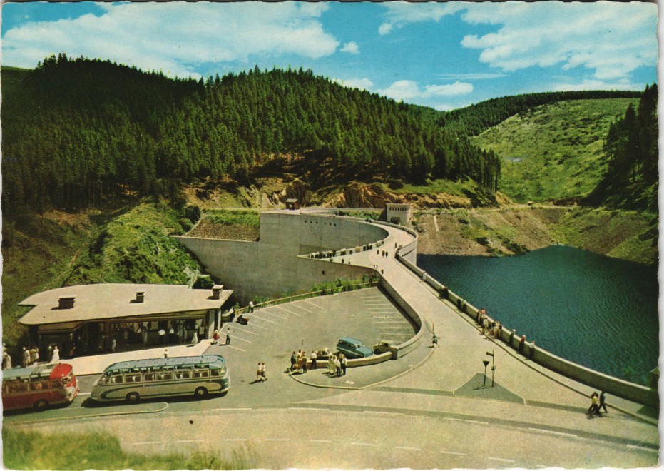 Ansichtskarte OkerGoslar Okertalsperre, Restauarnt Busse 1967 Nr