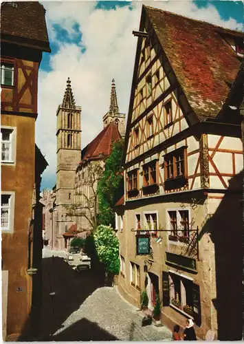 Rothenburg ob der Tauber Cafe Reichsküchenmeister - Straße 1984