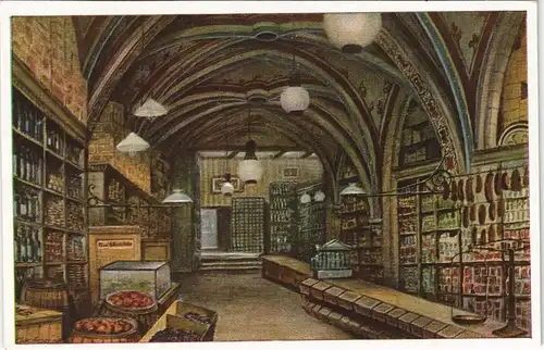 Postcard Breslau Wrocław Verkaufshalle Schroetersches Haus 1934