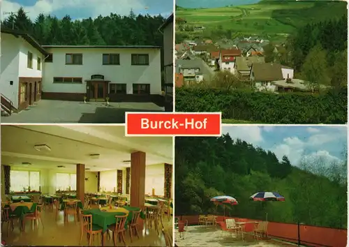 Gemünden (Taunus)-Weilrod Gaststätte Pension Burck-Hof Bes. Fam. Burck  1970
