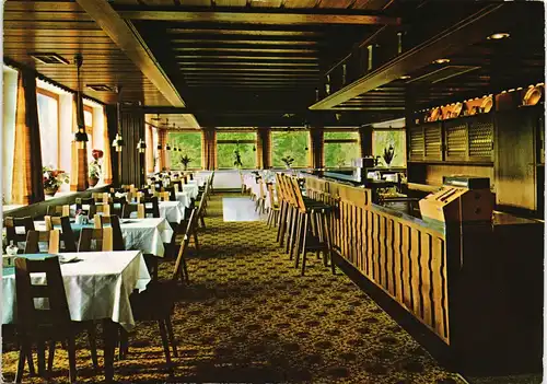 Altglashütte (Opf.) Restaurant Cafè-Pension Blei Gastraum Innenansicht 1975
