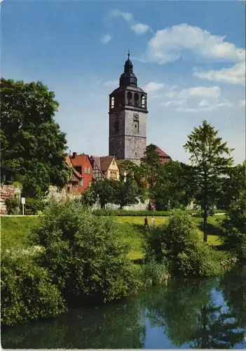 Ansichtskarte Bad Sooden-Allendorf Ortsansicht, Partie an der Kirche 1980