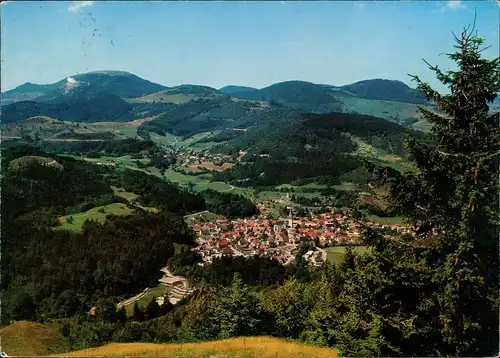 Ansichtskarte Schönau im Schwarzwald Blick auf die Stadt 1978