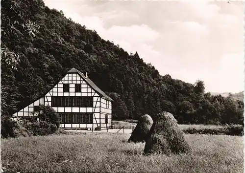 Solingen Stadtteilansicht, Balkhauser Kotten, Arbeits-Denkmal 1964