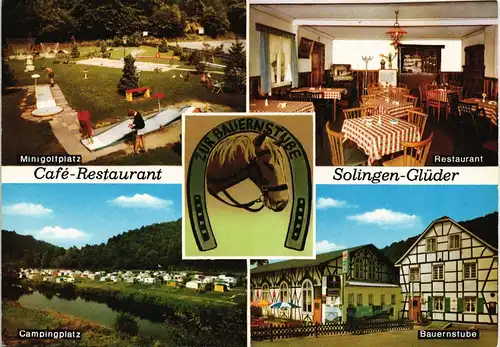 Glüder-Solingen ZUR BAUERNSTUBE Gaststätte Restaurant Inh. Fam. Becker 1974