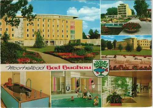 Ansichtskarte Bad Buchau Mehrbild-AK mit 6 Ansichten Moorheilbad 1971