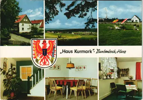 Ansichtskarte Buntenbock Mehrbildkarte mit Haus Kurmark 1973