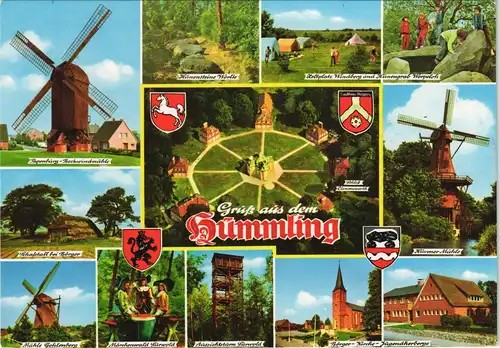 Hümmling (Niedersachsen) Gruss-Aus-Mehrbildkarte Hümmling-Niedersachsen 1975