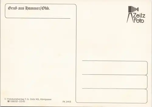 Ansichtskarte Hammer (Obb) Mehrbildkarte Ortsansichten 1980