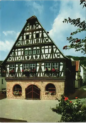 Ansichtskarte Dörrenbach Historisches Rathaus 1973