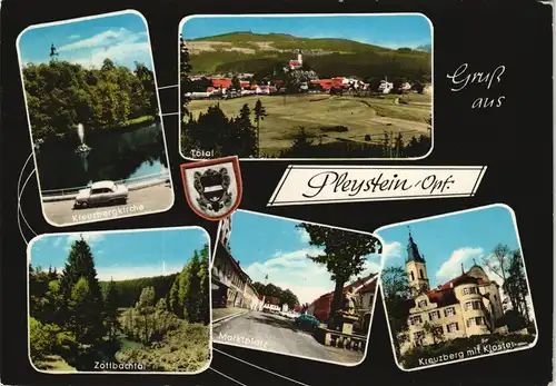 Ansichtskarte Pleystein Mehrbildkarte mit 5 Ortsansichten 1978