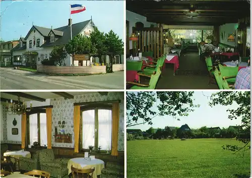 Wenningstedt-Braderup (Sylt) Mehrbildkarte Hotel mit Herz Friesenhof 1987