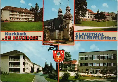 Clausthal-Zellerfeld Mehrbildkarte mit Kurklinik Am Hasenbach 1975/1972