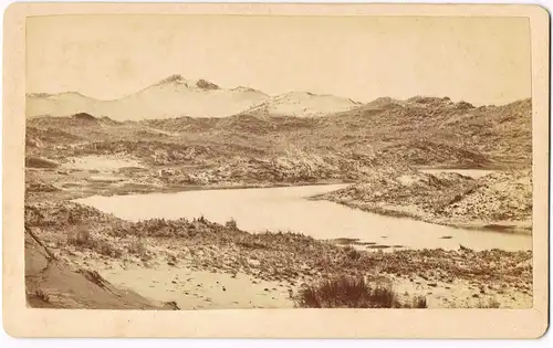 Ansichtskarte Sylt Insel Sylt - See in den Dünen - CDV 1884 Kabinettfoto