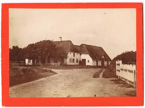 Keitum Sylt Kejtum Straße Geburtshaus U J Lorensen 1874 Privatfoto Kabinettfoto