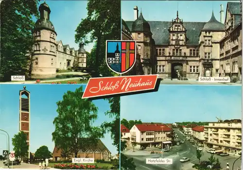 Schloß Neuhaus-Paderborn Schloßhof, Evgl. Kirche, Hatzfelder Straße 1979