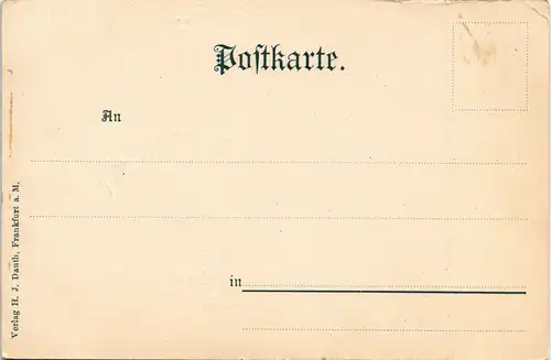 Königstein (Taunus) Fuchstanz Außenküche Restauration Taunus 1898