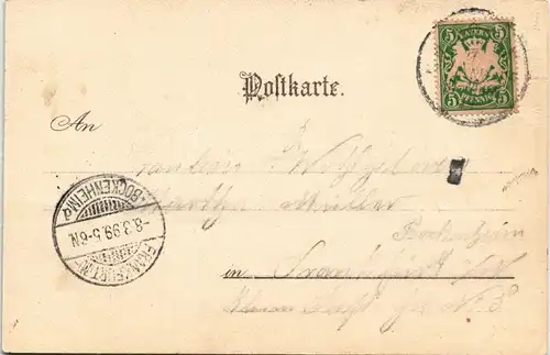 Ansichtskarte Litho AK München Hofbräuhaus - signierte Künstlerkarte 1899