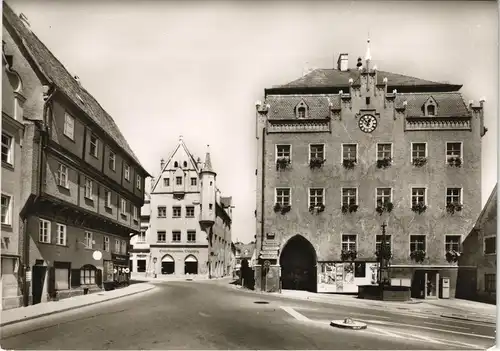 Ansichtskarte Donauwörth Rathausplatz 1971