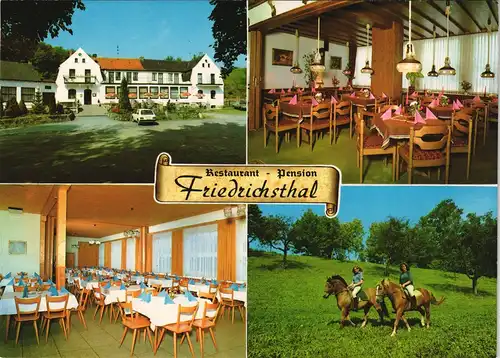 Laineck-Bayreuth Hotel Pension Restaurant FRIEDRICHSTHAL Fam. Müller-Hópfi 1970