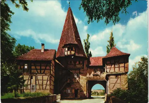 Ansichtskarte Iphofen Rödelseer Tor Weinort Iphofen 1970