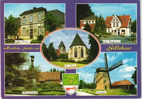 Gildehaus-Bad Bentheim Mehrbildkarte Stadtteilansichten Gildehaus 1980