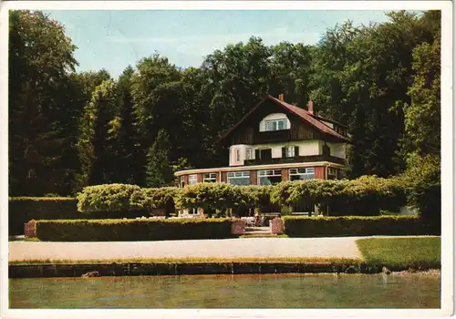 Ansichtskarte Feldafing Hotel-Terrassen-Restaurant FORSTHAUS AM SEE 1959